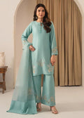 Zarnaab embroidered 3-piece festive suit by Tehzeeb Libas