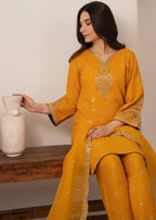 Sona embroidered 3-piece festive suit by Tehzeeb Libas (view 5)