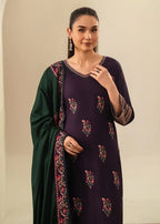 Roohi embroidered 3-piece festive suit by Tehzeeb Libas (view 2)