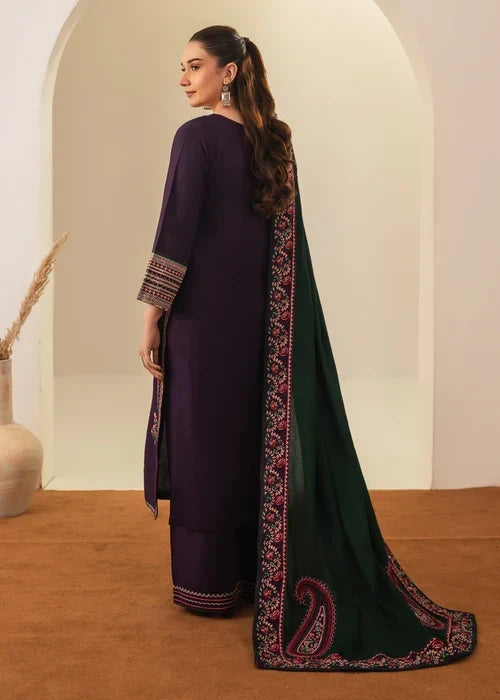 Roohi embroidered 3-piece festive suit by Tehzeeb Libas (view 4)