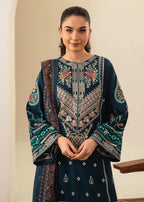 Sajjal embroidered 3-piece festive suit by Tehzeeb Libas (view 4)
