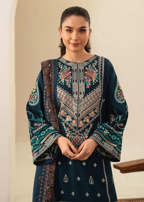 Sajjal embroidered 3-piece festive suit by Tehzeeb Libas (view 4)