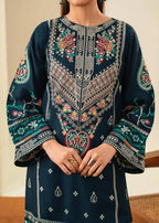 Sajjal embroidered 3-piece festive suit by Tehzeeb Libas (view 5)