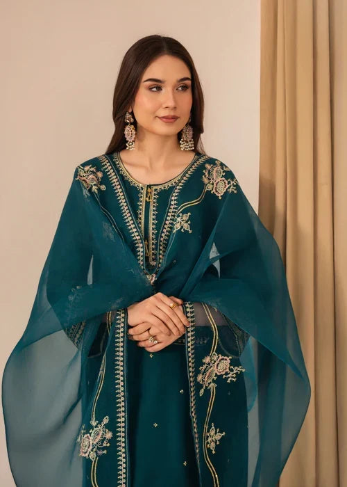 Safira embroidered 3-piece festive suit by Tehzeeb Libas (view 2)
