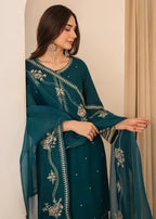 Safira embroidered 3-piece festive suit by Tehzeeb Libas (view 3)