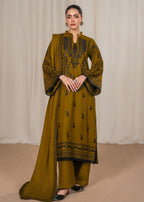 Zaitoon embroidered 3-piece festive suit by Tehzeeb Libas