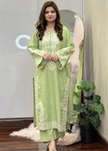 Sapphire embroidered 3-piece suit by Tehzeeb Libas