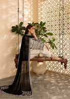 Arfa embroidered 3-piece suit by Tehzeeb Libas (view 4)