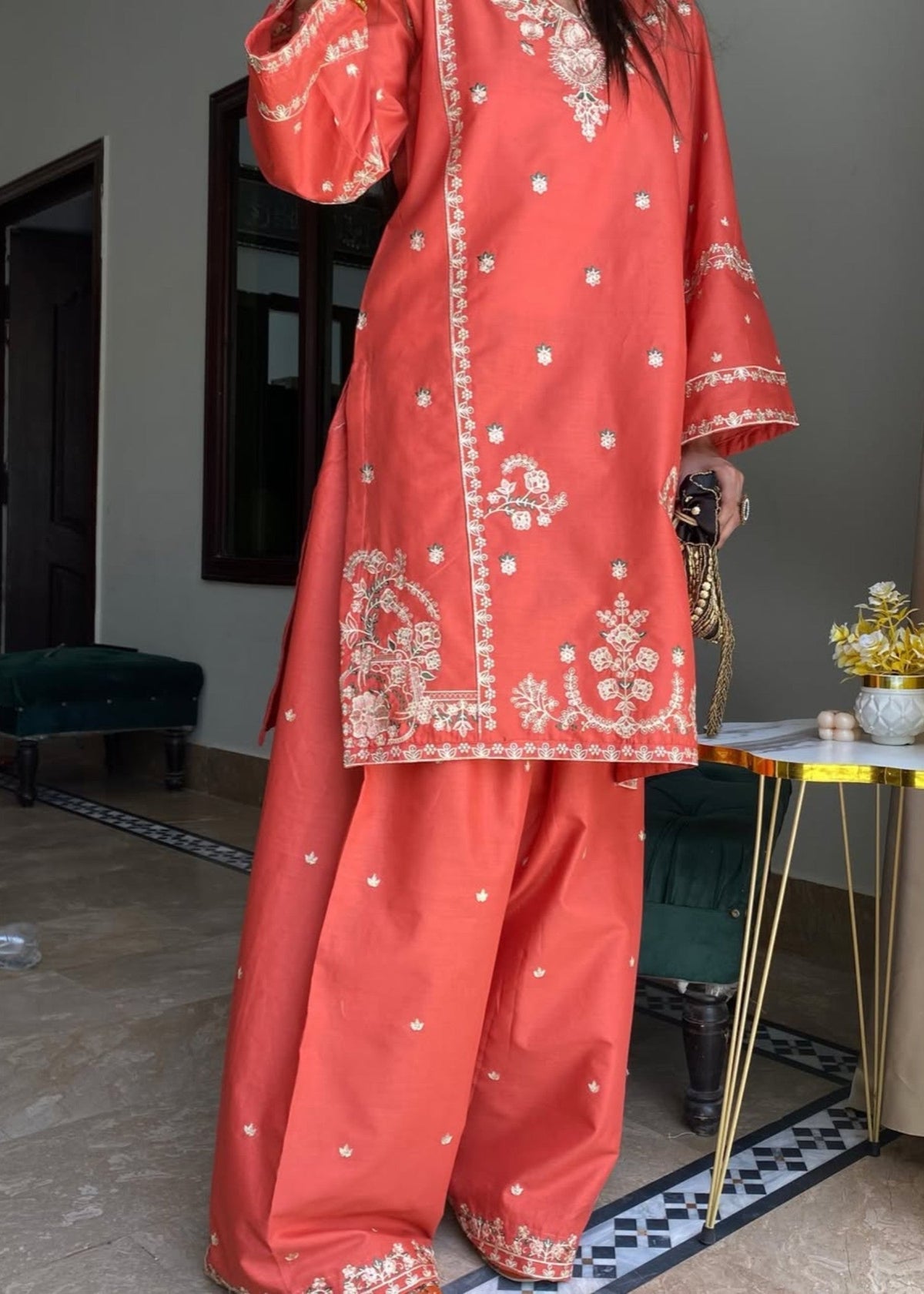 Jannat farshi 2-piece suit by Tehzeeb Libas (view 2)