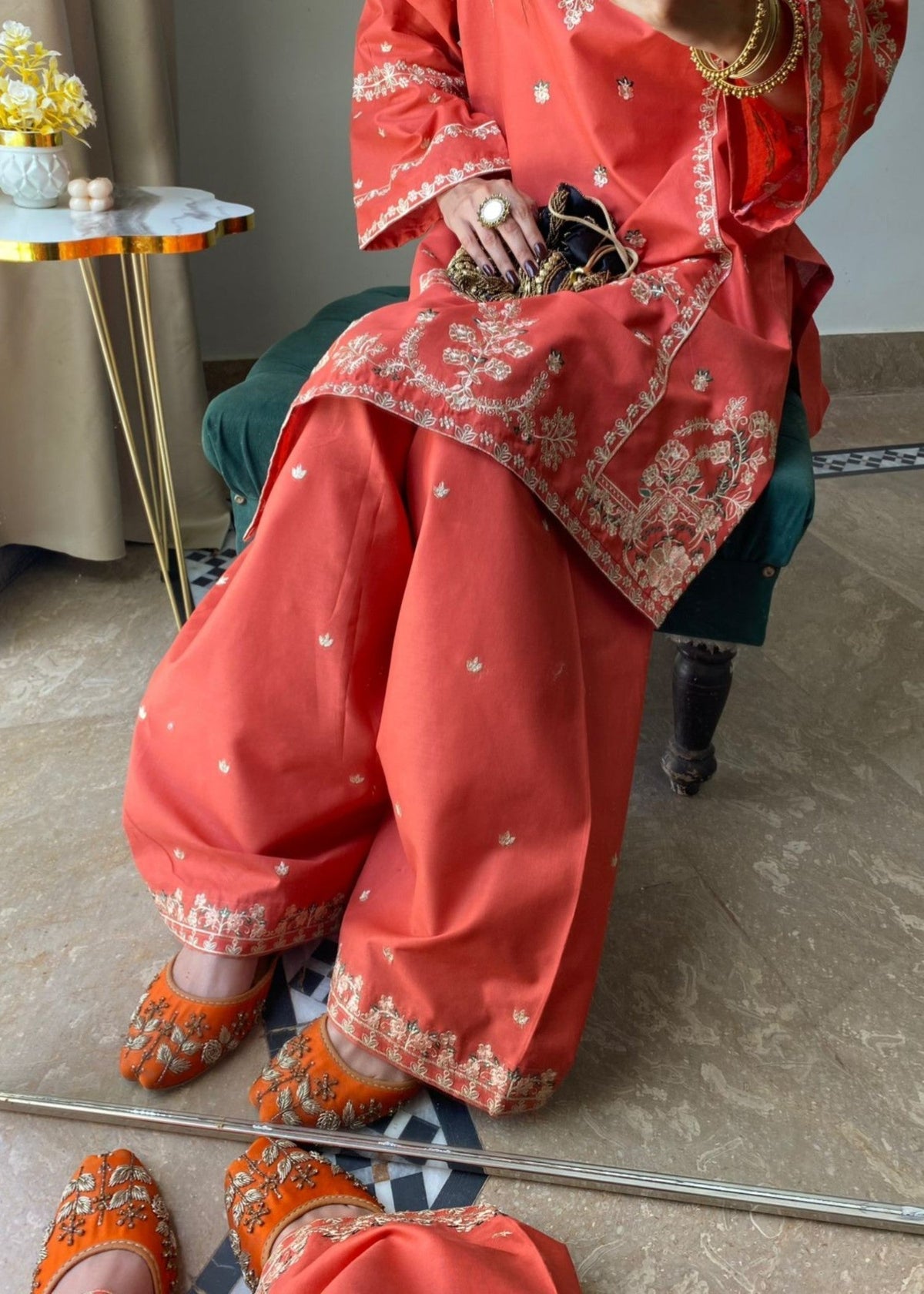 Jannat lawn farshi 2-piece suit by Tehzeeb Libas (view 5)