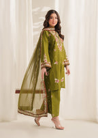 ANARKALI EMBROIDERED 3PC