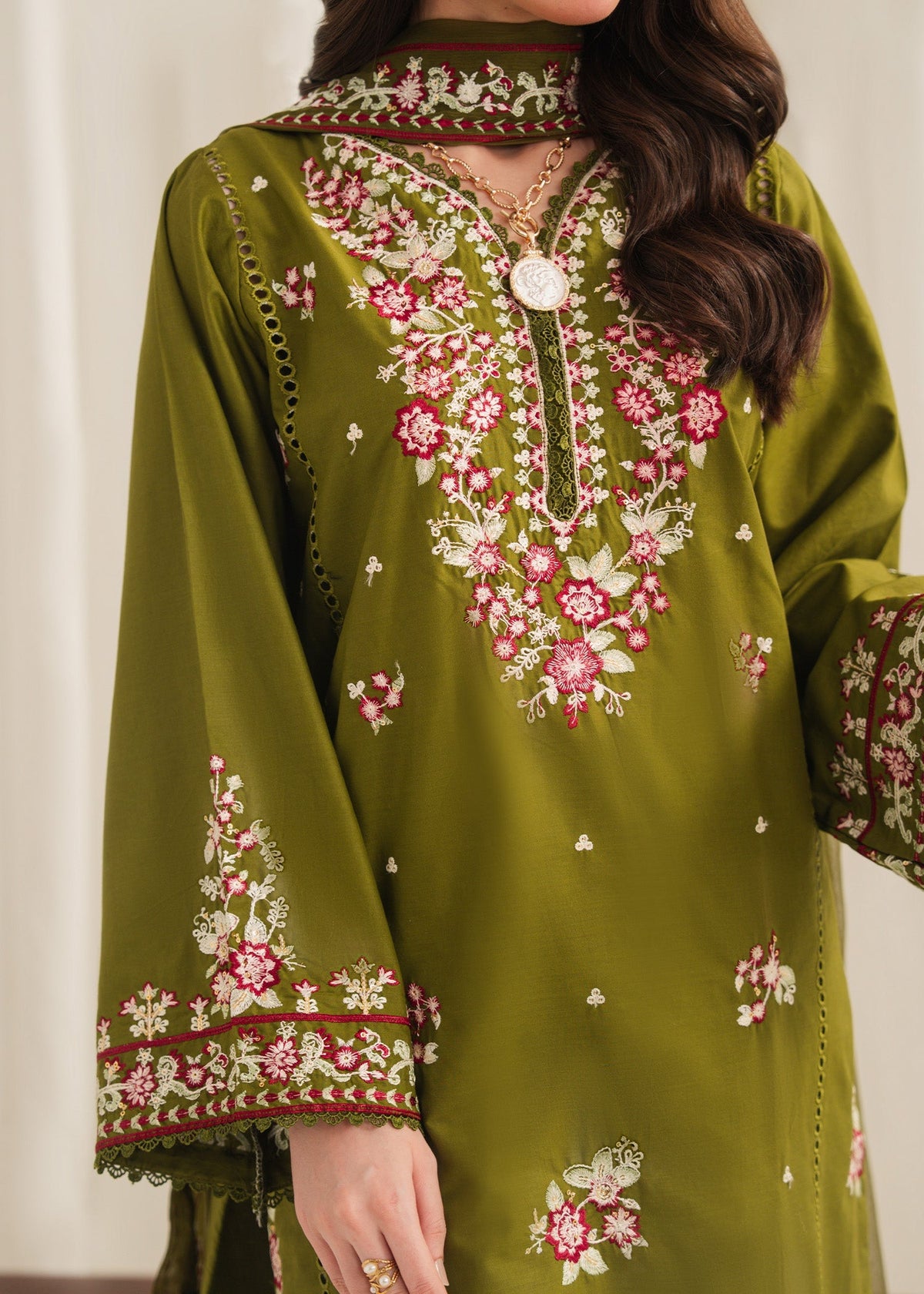 ANARKALI EMBROIDERED 3PC
