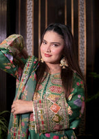 Ojal embroidered festive suit by Tehzeeb Libas (view 2)