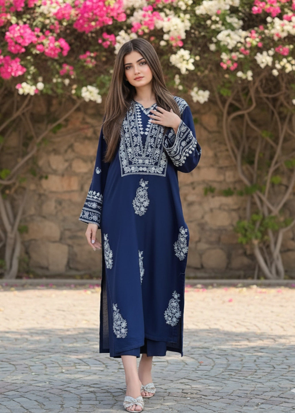 Desal embroidered 2-piece suit by Tehzeeb Libas