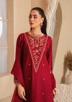 Zareen embroidered 3-piece festive suit by Tehzeeb Libas (view 3)
