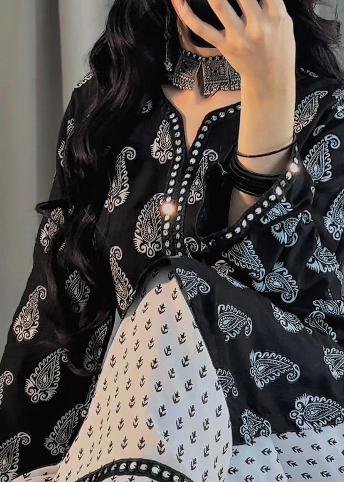 Palwasha stitched eastern suit by Tehzeeb Libas (view 3)