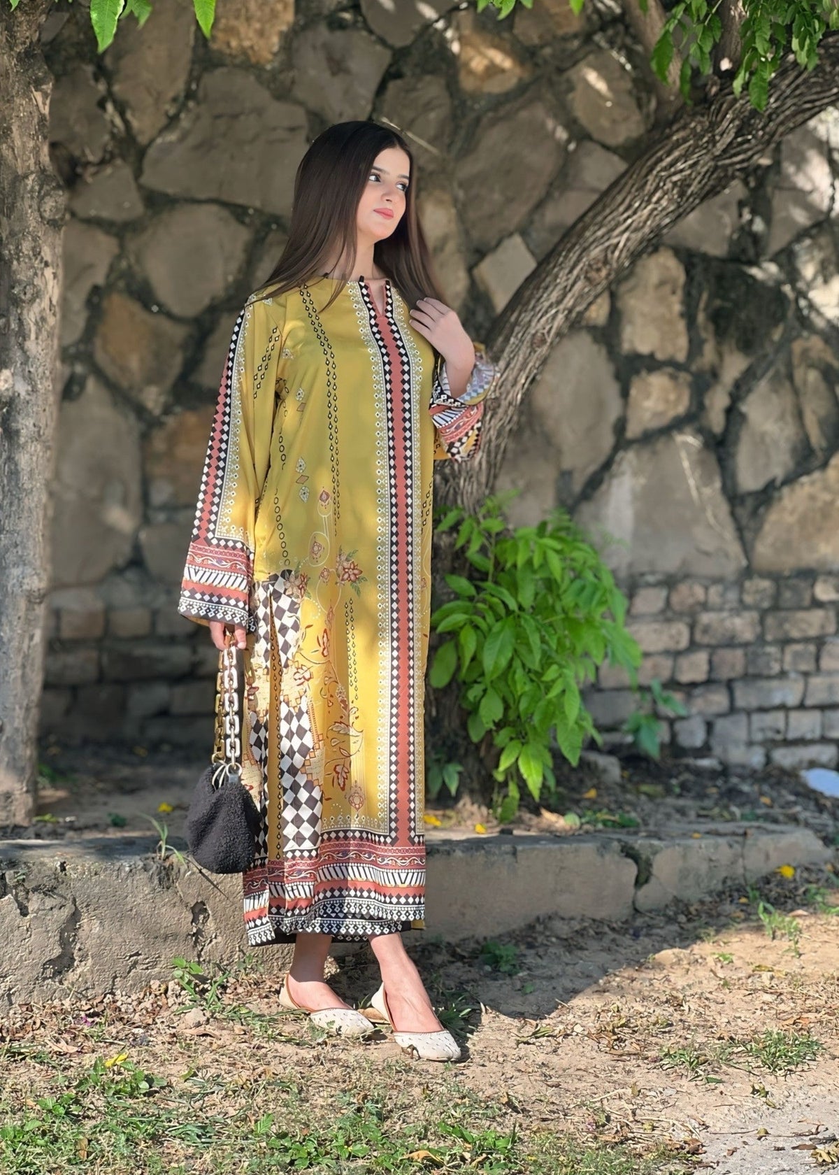 Haseen digital print 2-piece suit by Tehzeeb Libas (view 2)