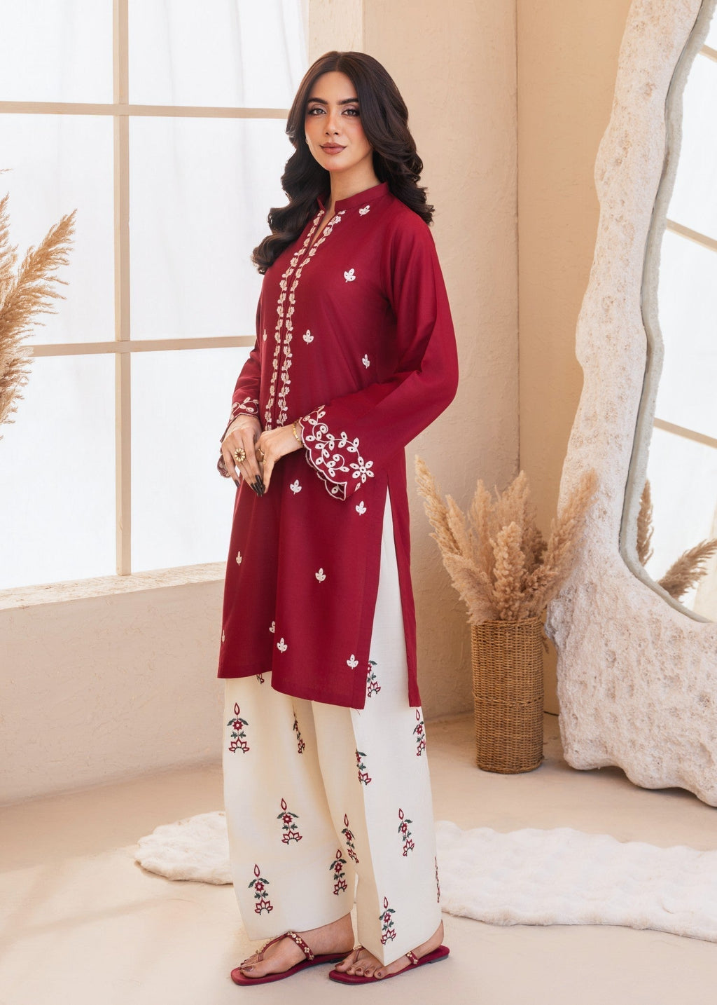 Zarf embroidered 2-piece suit by Tehzeeb Libas