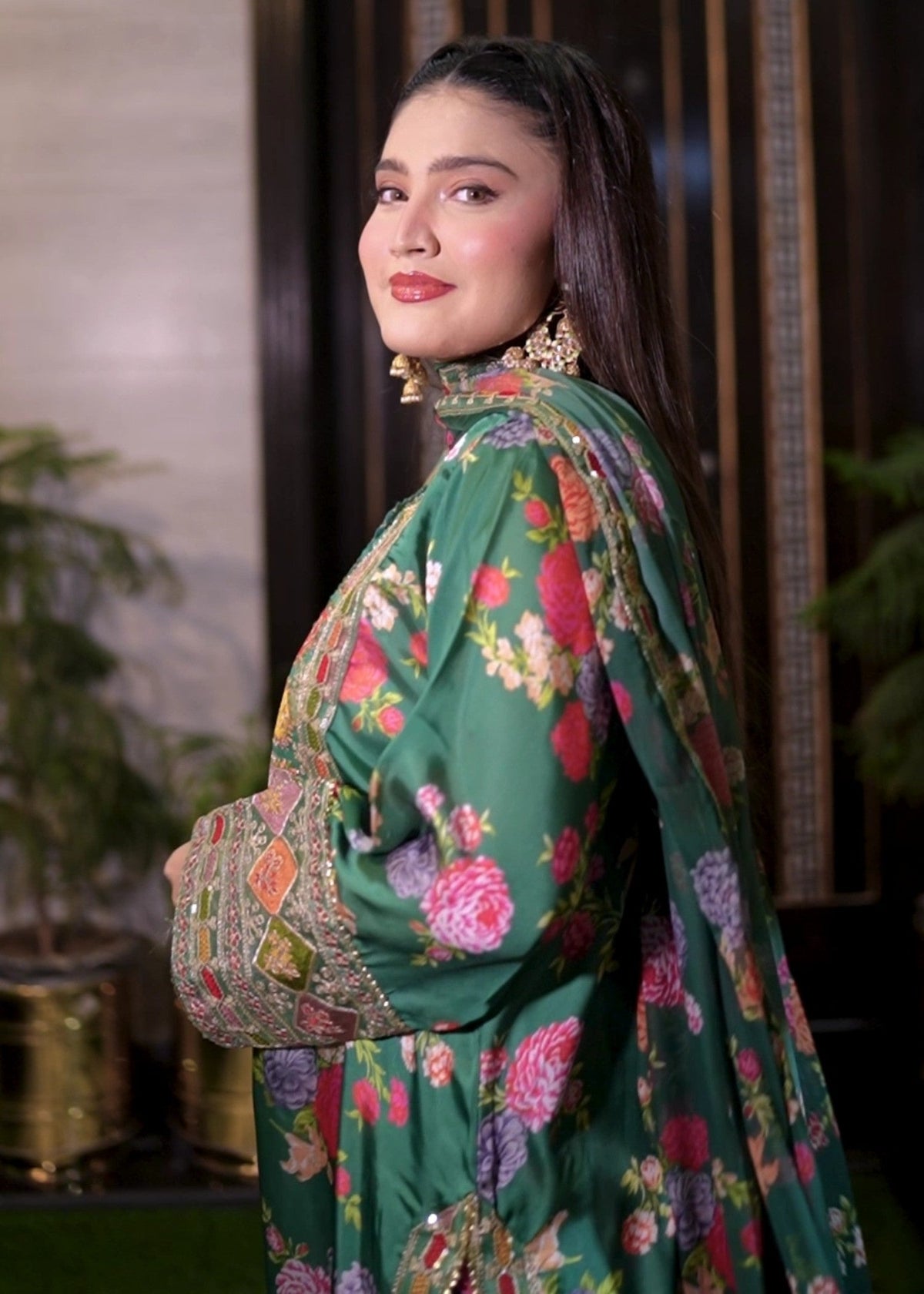 Ojal embroidered festive suit by Tehzeeb Libas (view 5)