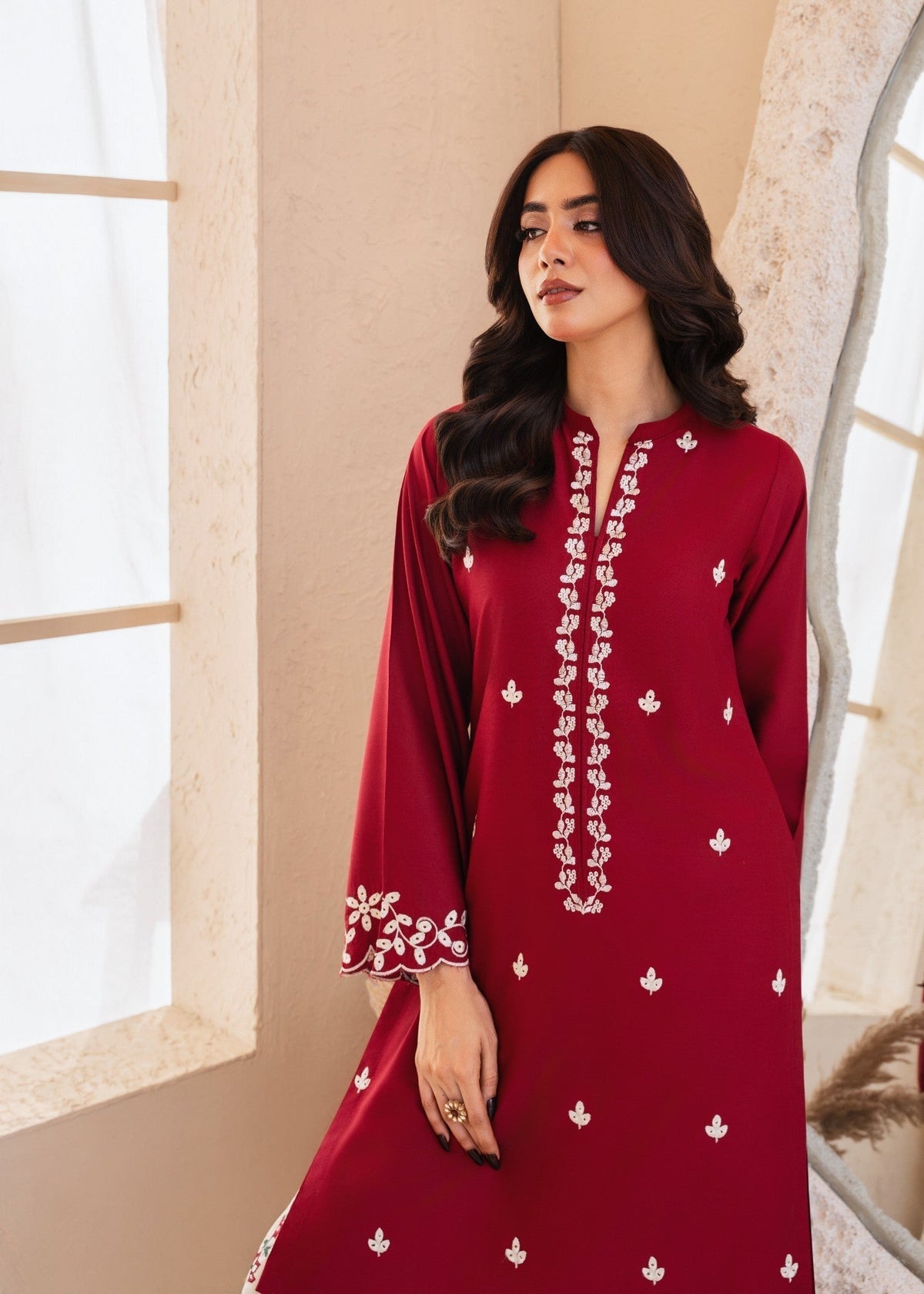 Zarf embroidered 2-piece suit by Tehzeeb Libas (view 2)