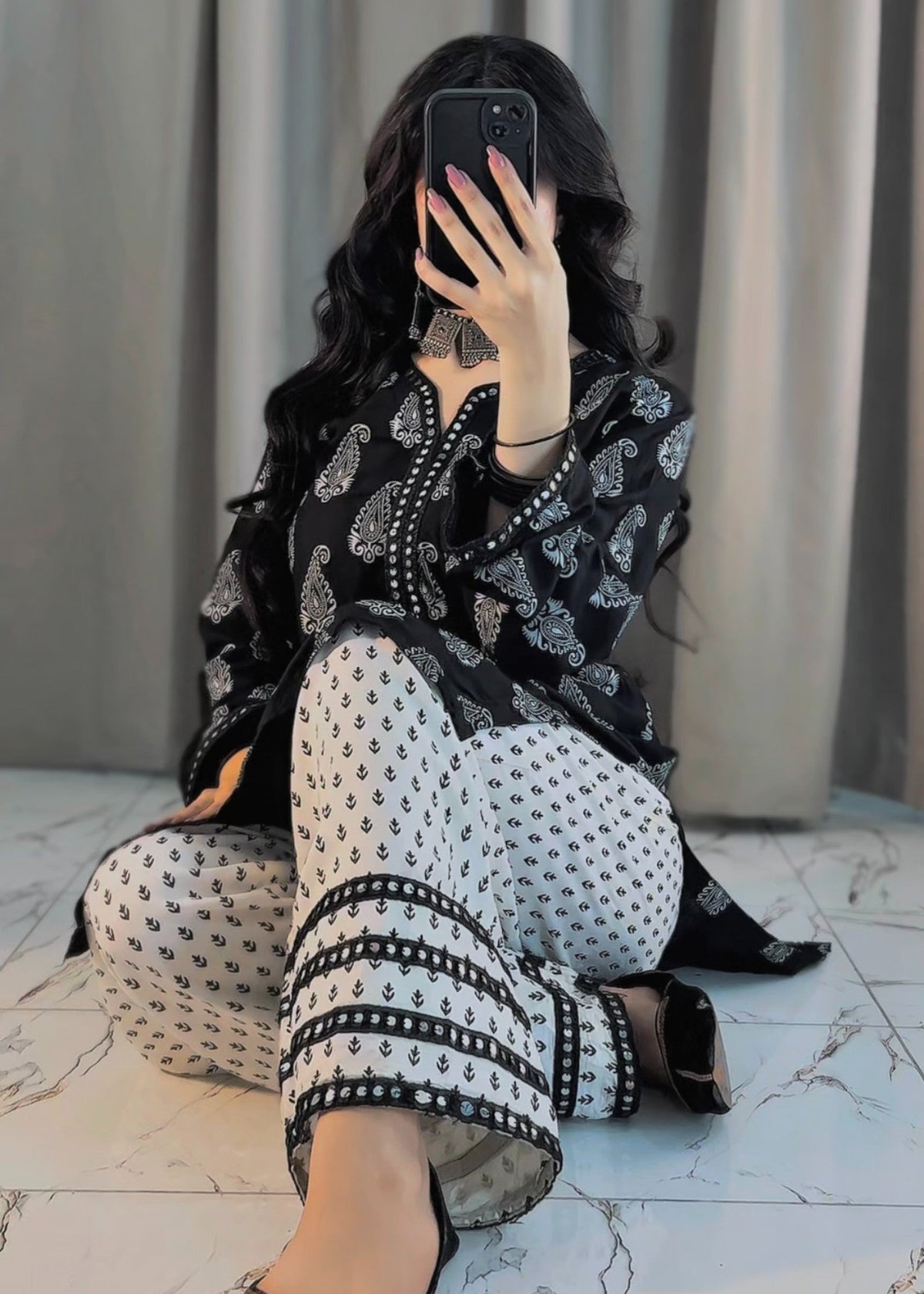 Palwasha stitched eastern suit by Tehzeeb Libas (view 4)