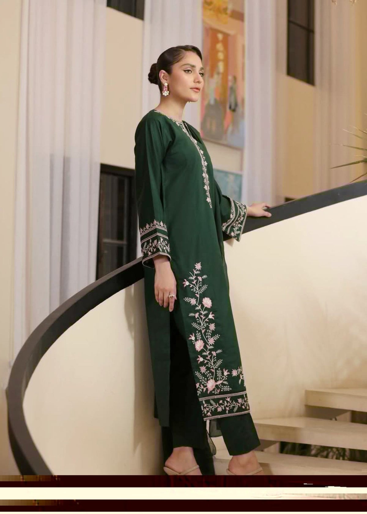 Addab stitched 2-piece suit by Tehzeeb Libas (view 3)