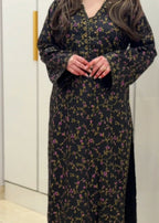 Multi Flower Gold embroidered 2-piece suit by Tehzeeb Libas (view 4)