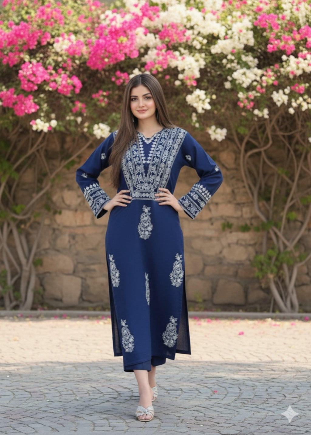 Desal embroidered 2-piece suit by Tehzeeb Libas (view 4)
